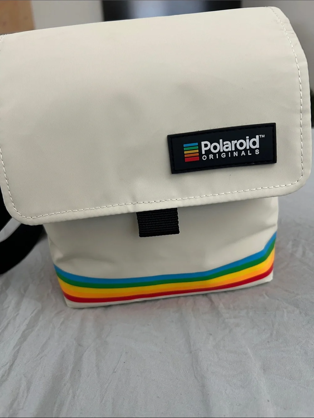Polaroid Originals Retro Camera Bag with Rainbow Stripe